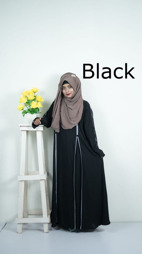 Arabian step abaya with-hijab - Image 3